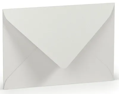 Produktbild von Briefhülle Paperado - C6, 100 g/qm, eisgrau gerippt, Seidenfutter, 50 St.