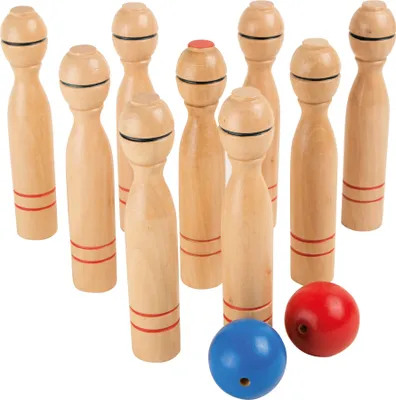Produktbild von small foot 1052 Kegelspiel aus Holz, Kegel ca. 16 cm hoch