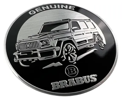 Obrázok produktu pre BRABUS – Originálne čierne emblémy s logom