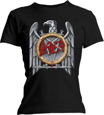Obrázek produktu pro Slayer - "Silver" tričko pro ženy RO170 (XXL) (černá)