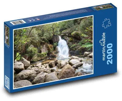 Produktbild von martinpuzzle - Puzzle 2000 Teile - Wasserfall