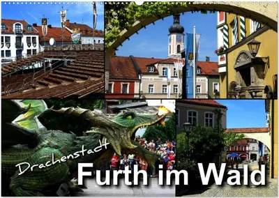 Produktbild von Drachenstadt Furth im Wald (Wandkalender 2025 DIN A2 quer), CALVENDO Monatskalender