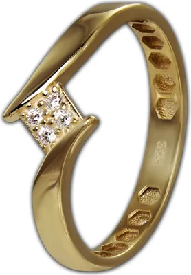 Produktbild von GoldDream Ring Gr. 58 18,5 Echtgold333er Gelbgold goldweiß D2GDR549Y58