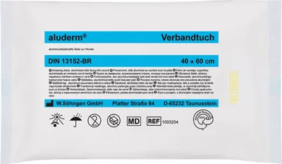 Produktbild von aluderm Verbandtuch 1003204 40x60cm