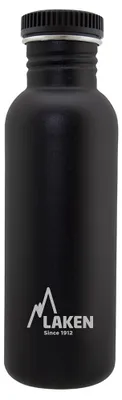 Produktbild von Laken Unisex – Erwachsene sehr robuste Edelstahlflasche 0,75 l schwarz, 0.75