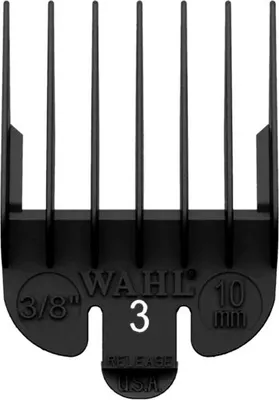 Zdjęcie produktu dla Grzebień Wahl nr 3 czarny 10mm