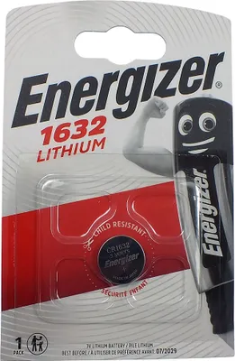 Produktbild von 1 x Ultimate Energizer Batterie Knopfzelle > Lithium 3 Volts > CR1632