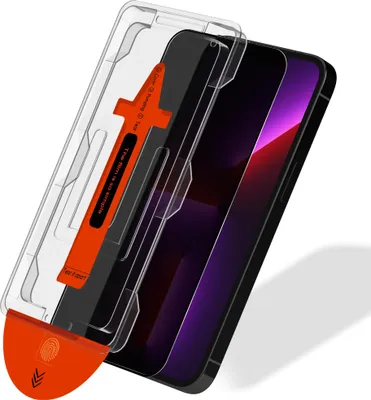 Produktbild von 1-Pack iPhone 13 Pro Max Displayschutzfolie - Gehärtetes Glas | [Automatische Installation] - Blasenfrei