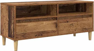 Obrázek produktu pro vidaXL TV skříňka z regenerovaného dřeva 100 x 34,5 x 44,5 cm materiál na bázi dřeva