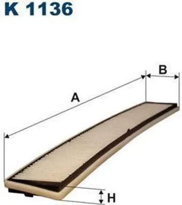 Zdjęcie produktu dla Filtr kabiny FILTRON K 1136