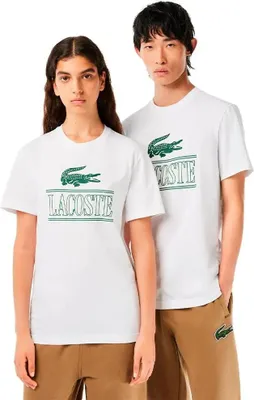 Produktbild von Lacoste Th1218-00 Kurzarm-t-shirt Weiß M Herren,Damen Weiß M