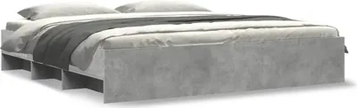 Obrázok produktu pre vidaXL Rám postele bez matraca betónová sivá 180x200 cm materiál na báze dreva