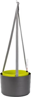 Produktbild von Hängeampel Berberis 26 cm anthrazit/grün mit Bewässerung
