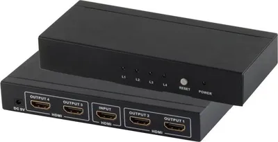 Produktbild von HDMI Verteiler, 1 x IN   4 x OUT Netzteil, 4K2K 3D