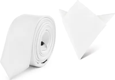 Produktbild von Ladeheid Herren Schmale Krawatte & Einstecktuch Set SP/P (150cmx5cm, 22cmx22cm)