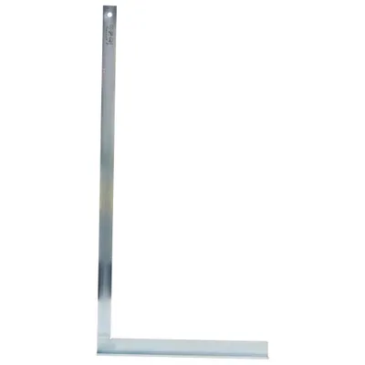 Obrázek produktu pro Zámečnický úhelník s dorazem Délka úhlové nohy 750x380 mm pozinkovaná ocel