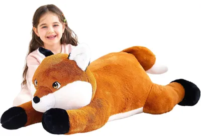 Obrázok produktu pre Veľká plyšová líška, 78 cm, mäkká plyšová hračka