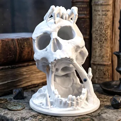 Productafbeelding van 3D-geprinte skelettenhanden, botten, Halloween-accessoires, kunstmatige handen
