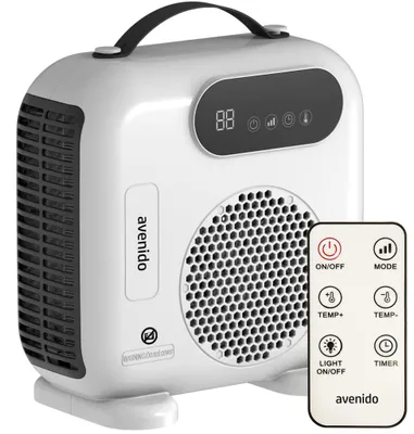 Zdjęcie produktu dla avenido AV7757w termowentylator 2000W grzejnik wentylator pilot timer 15-40°C
