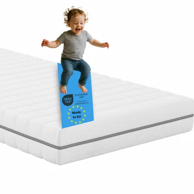 Produktbild von hochwertige Kindermatratze, 120 x 200 cm, 13 cm, abnehmbarer Bezug, Bodyprotect Junior Dreams