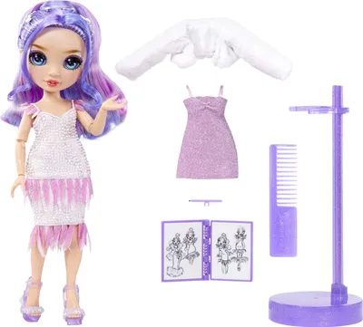 Image de Fantastique poupée de mode de Rainbow High - Violet Willow