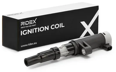 Produktbild von RIDEX 689C0002 Zündspule für RENAULT Clio III Schrägheck (BR0/1, CR0/1) TWINGO II (CN0) CLIO II (BB0/1/2, CB0/1/2) MEGANE III Grandtour (KZ0/1)