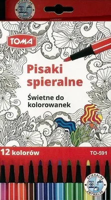 Obrázek produktu pro TOMA Smývatelné fixy, 12 barev