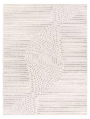 Produktbild von TT Home In-& Outdoorteppich Wetterfest Balkon Schlafzimmer Boho Skandi Motiv Unifarben Geometrische Optik Moderner Style Größe 160x230 cm
