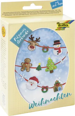 Immagine prodotto di folia 52933 folia mini kit per cucire il feltro "Filzinies" Ghirlanda di Natale