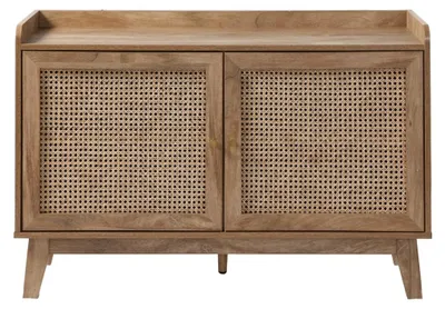 Image de CALICOSY - Buffet 2 Portes en Cannage Rotin L110 cm - PALMO