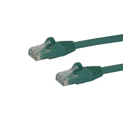 Produktbild von StarTech.com 2m Cat6 Gigabit Snagless Patchkabel - RJ45 UTP Netzwerkkabel - Grün, 2 m, Cat6, U/UTP (UTP), RJ-45, RJ-45, Grün