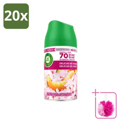 Produktbild von 20 x Air Wick Freshmatic Nachfüller Sommerglück - 250 ml - Sparpackung - 20 Stücke