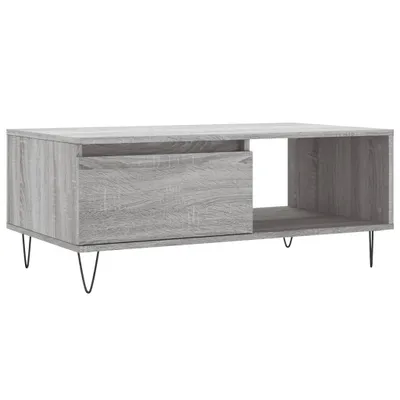 Obrázok produktu pre vidaXL Konferenčný stolík Grey Sonoma 90x50x36,5 cm odvodený výrobok z dreva