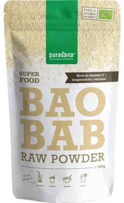 Produktbild von Baobab Powder Pulver, Geschmacksneutral, 200 g