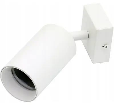 Zdjęcie produktu dla Kinkiet Qualis biały 1xGU10x40W metal wym:14x6x6cm IP20 IdeaLED