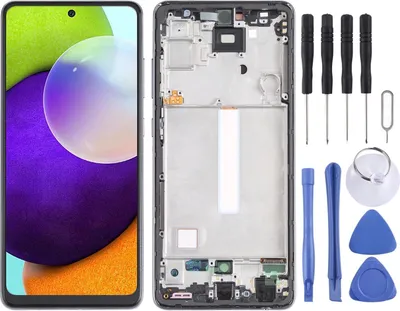 Produktbild von Für Samsung Galaxy A52 5G SM-A525 Display Full LCD mit Rahmen Einheit Touch Ersatzteil Reparatur Schwarz