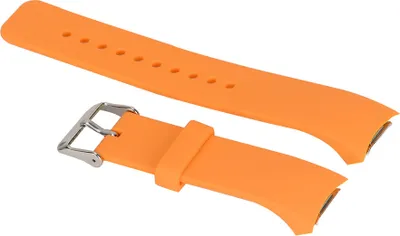Produktbild von Silikon Armband Ersatz für Samsung Galaxy Gear S2 SM-R720 / R730 Sport Armband Orange L