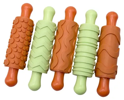 Produktbild von Eduplay Gummi Musterwalzen Spielzeug Set - kreative Muster für Kinder
