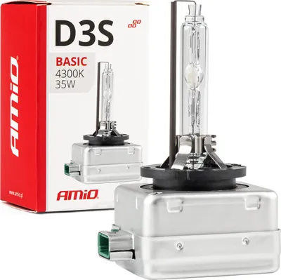 Image de Lampe au xénon D3S 35W 4300K AMiO BASIC, compatibilité xénon d'origine