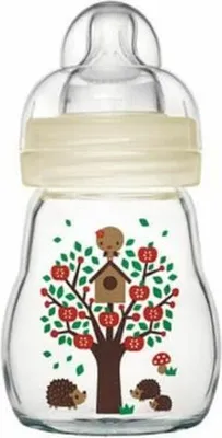 Obrázek produktu pro Set 3 biberoane si suzeta MAM, Sticla, 1x 170 ml, 2x 260 ml, +0 luni, Transparent