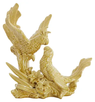 Produktbild von Light&living Ornament 43 x 21 x 43 cm BIRDS Keramik ockergelb
