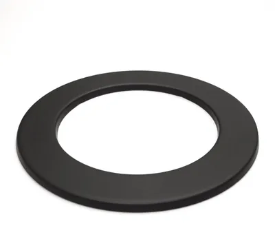 Produktbild von Raik Basic Wandrosette 130mm schwarz 5cm für Rauchrohr / Ofenrohr