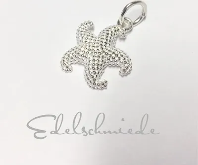 Produktbild von maritimer Kettenanhänger Silber 925 Seestern