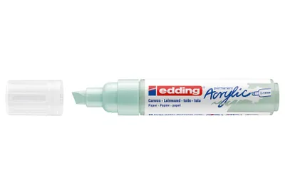 Produktbild von Edding 5000 Acrylmarker Breit, Minze, Meißel, Mintfarbe, Extradick, 5 mm, 1 cm