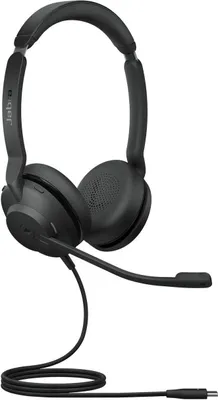 Zdjęcie produktu dla Jabra Evolve2 30, Przewodowa, Biuro/centrum telefoniczne, 20 - 20000 Hz, 125 g, Zestaw słuchawkowy, Czarny