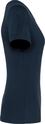 Produktbild von Kariban Damen-T-Shirt Supima® mit V-Ausschnitt und kurzen Ärmeln