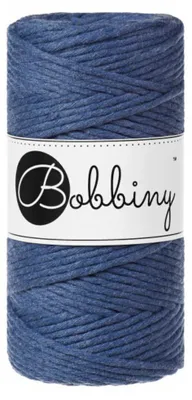 Produktbild von Bobbiny Macrame Cord 3 mm 100 m Jeans Schnur