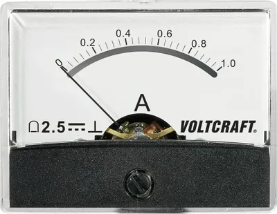 Produktbild von VOLTCRAFT AM-60X46/1A/DC AM-60X46/1A/DC Einbau-Messgerät AM-60X46/1A/DC 1 A Drehspule