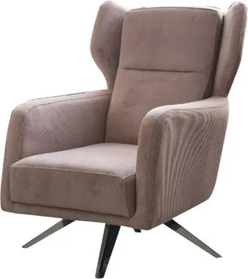 Immagine prodotto di Poltrona monoposto in tessuto design soggiorno beige imbottito poltrona