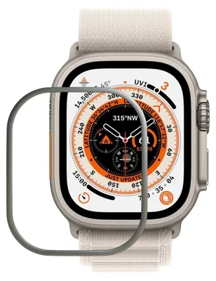 Image de Boîtier en acier inoxydable pour Apple Watch Ultra 49 mm, finition titane naturel
